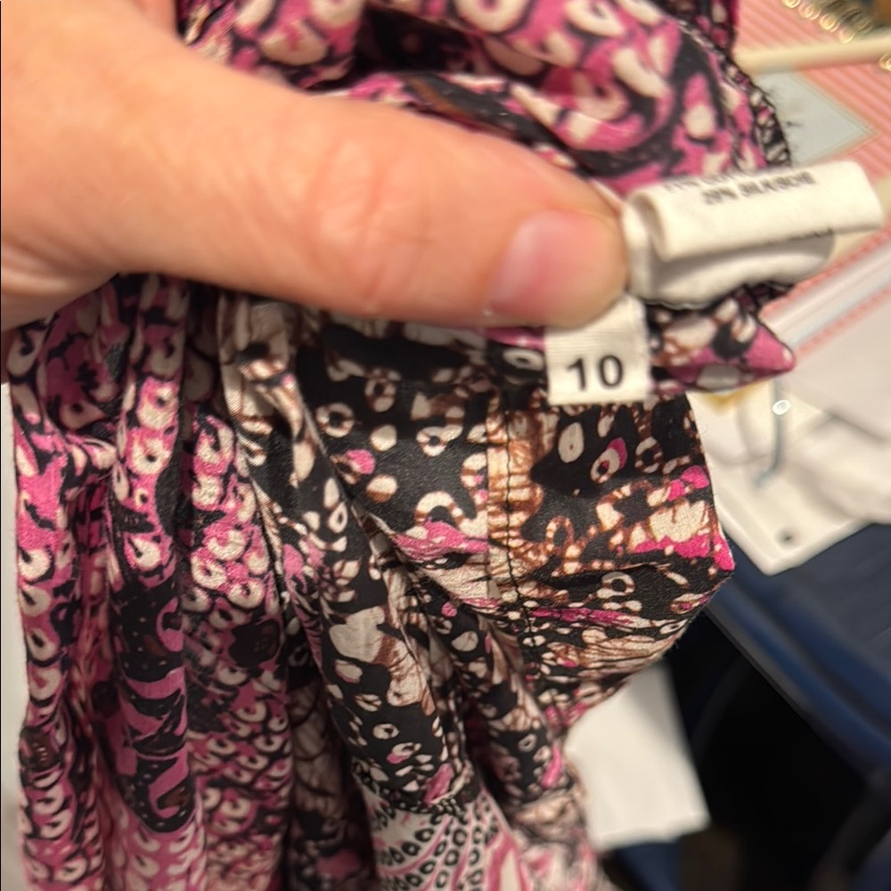 Ulla Johnson Floral Print Dress in Pink, Brown, white and Black - Picture 4 of 4
